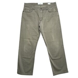 Brax Feel Good Cooper Fancy Regular 33/32  Olive Hemmed to 32/26